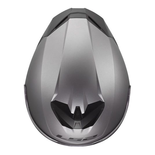LS2 FF820 Rapid III Solid Helmet - Matte Titanium