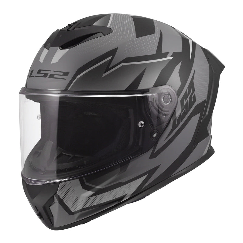Load image into Gallery viewer, LS2 FF820 Rapid III Xtrem Helmet - Black / Grey
