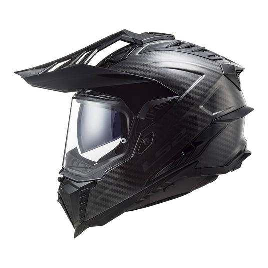 LS2 MX701 Explorer Carbon Solid - Gloss Carbon
