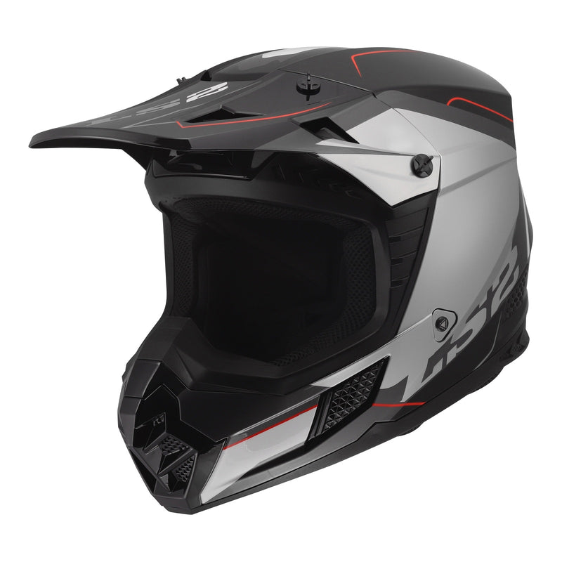 Load image into Gallery viewer, LS2 MX706 COZ Arched Helmet - Black / Silver / Titanium 06
