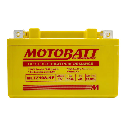 Motobatt Pro Lithium Battery MLTZ10S-HP *8