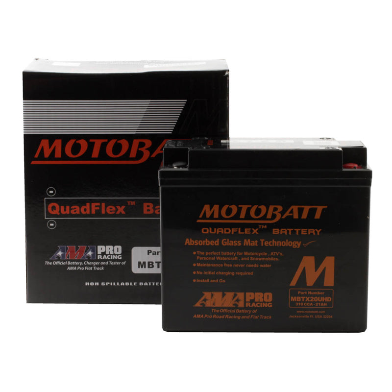Load image into Gallery viewer, Motobatt Battery Quadflex AGM - MBTX20UHD
