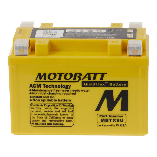 Motobatt Battery Quadflex AGM - MBTX9U