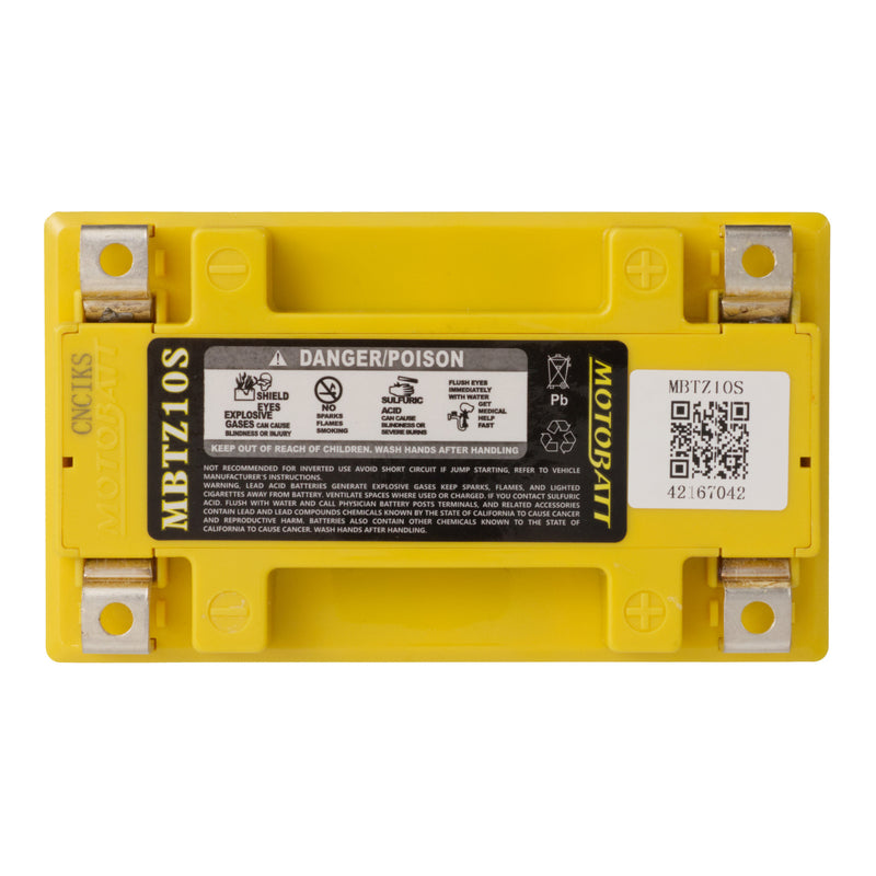 Load image into Gallery viewer, Motobatt Battery Quadflex AGM - MBTZ10S
