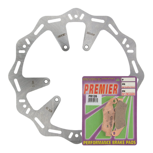 MTX Hornet Disk & Premier Pad Front Kit - Honda