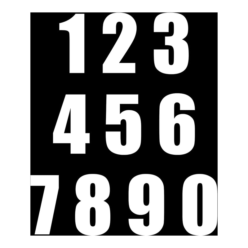 Load image into Gallery viewer, Whites Race Number - White #7 (10 Pack)
