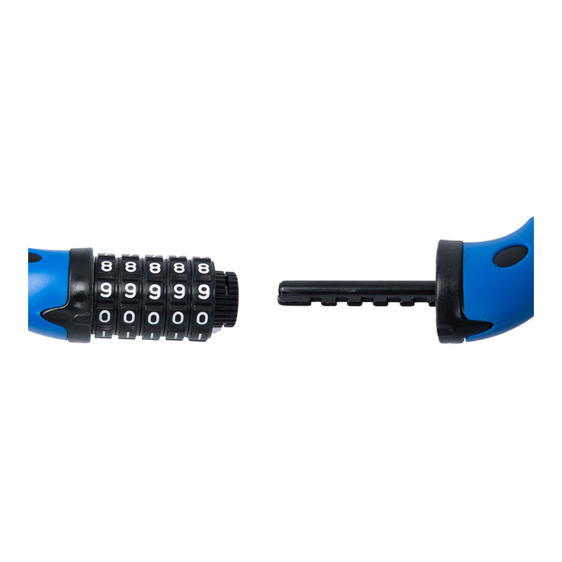 Load image into Gallery viewer, Oxford Combi 12 Combination Cable Lock - Smoke 12mm X 1800mm
