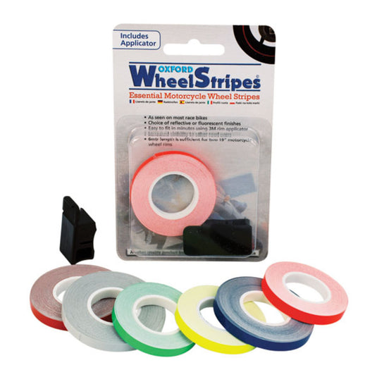 Oxford Wheel Stripes Reflect Red + Applicator