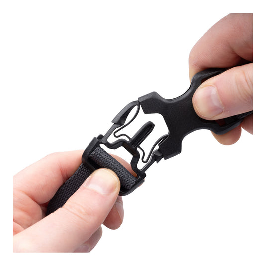 Oxford Atlas B-clip 26mm X 1.2m Black (Pair)