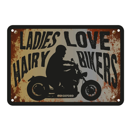 Oxford Garage Metal Sign: Ladies Love Hairy Bikers