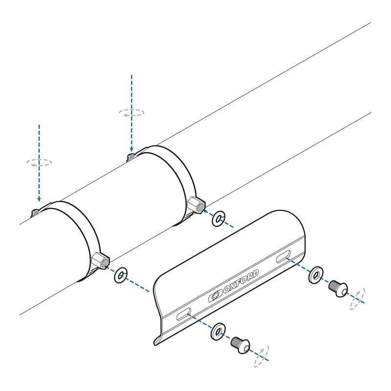 Load image into Gallery viewer, Oxford Sport Exhaust Heat Shield
