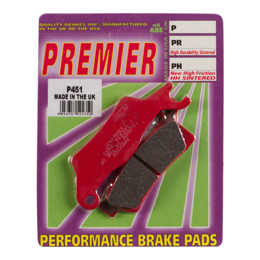 Premier Brake Pads - P Organic Standard