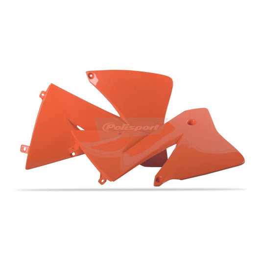 Polisport Radiator Scoops KTM EXC '01-'02 Orange