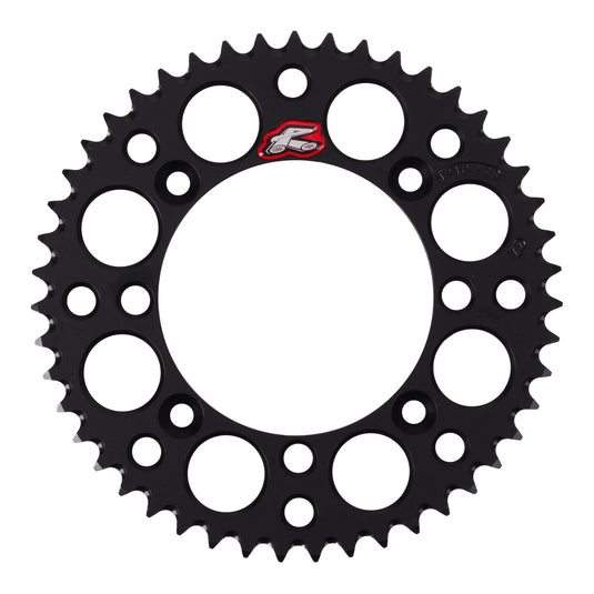 Renthal Sprocket Rear Black 47T Alloy 7075 T6 Grooved