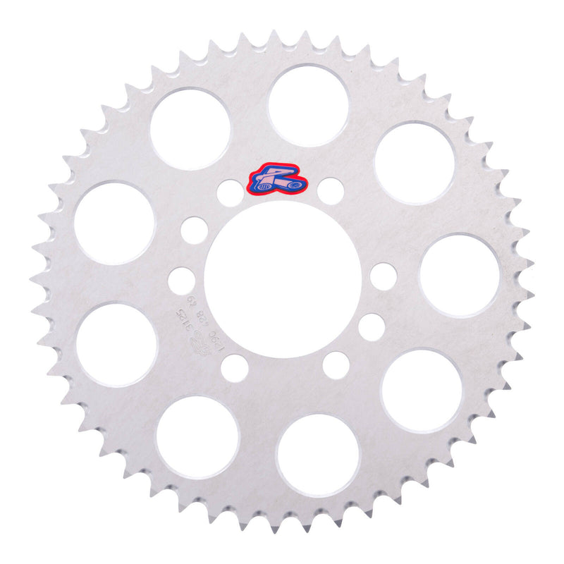 Load image into Gallery viewer, Renthal Rear Sprocket 7075 Alloy T6 Grooved - Silver [Yamaha]
