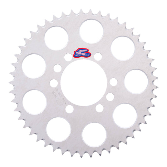 Renthal Rear Sprocket 7075 Alloy T6 Grooved - Silver [Yamaha]