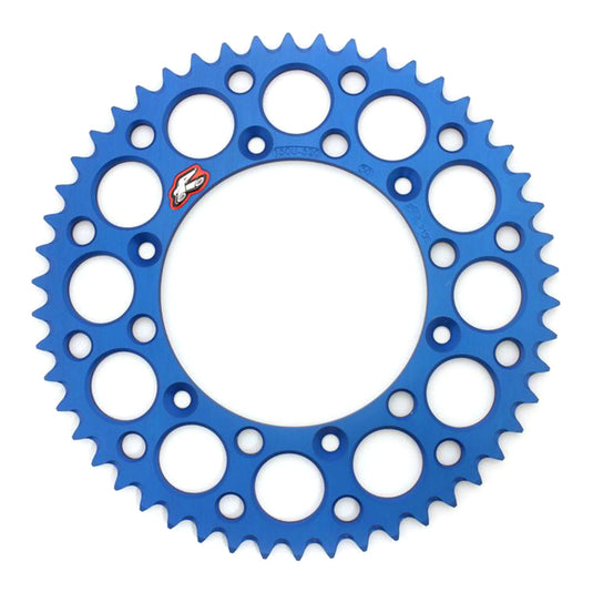 Renthal Sprocket Rear Blue 50T Alloy 7075 T6 Grooved