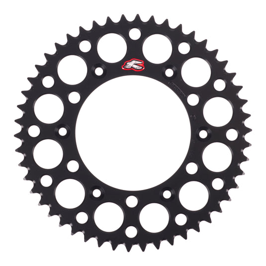Renthal Sprocket Rear Black 50T Alloy 7075 T6 Grooved