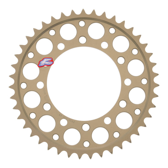 Renthal Rear Sprocket T6 Grooved 7075 Alloy - Silver [Kawasaki]
