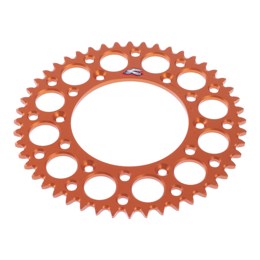 Renthal Sprocket Rear Orange 48T Alloy 7075 T6 Grooved KTM
