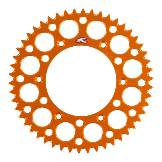 Renthal Sprocket Rear Orange 50T Alloy 7075 T6 Grooved KTM
