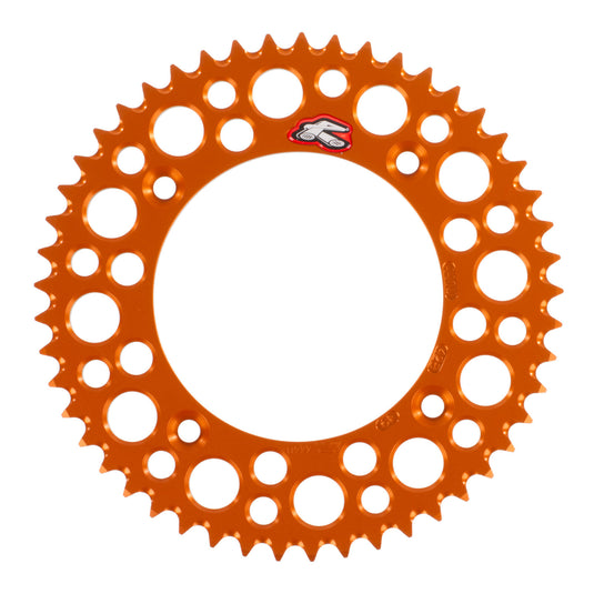 Renthal Sprocket Rear Orange 49T Alloy 7075 T6 Grooved