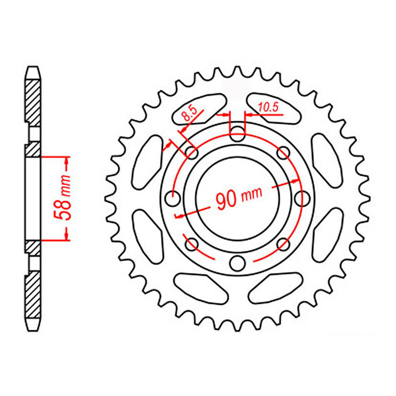 Load image into Gallery viewer, Sprocket Kit Marshin / Kazume Cheetah 200 14-56 - 428H 14/56
