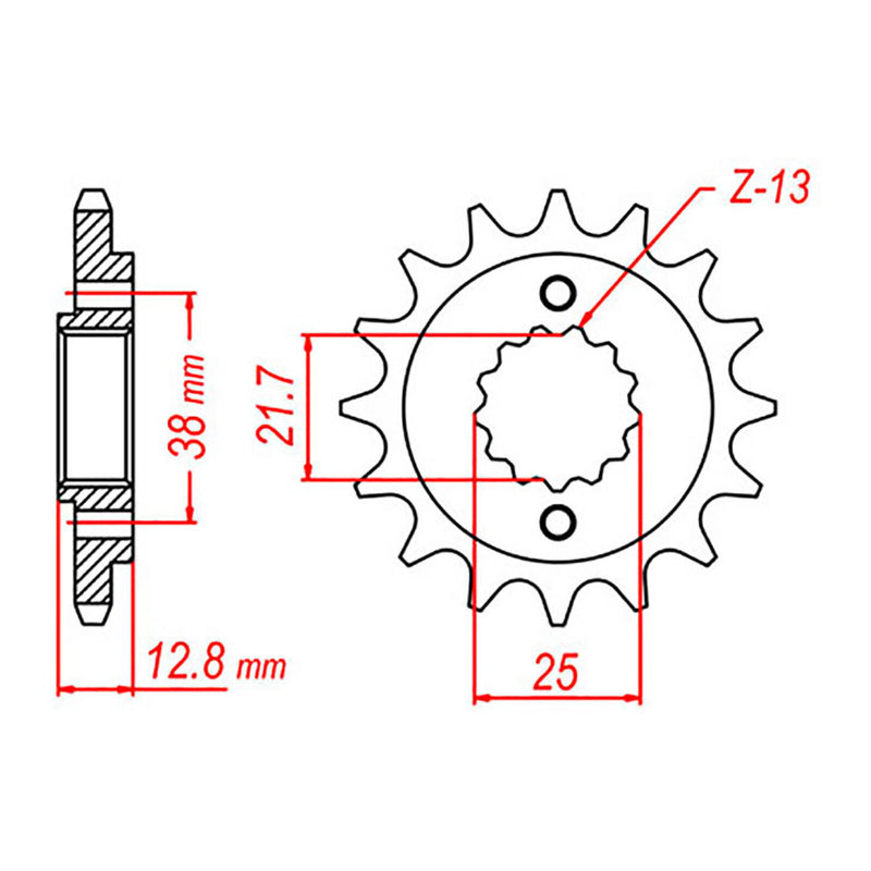 Load image into Gallery viewer, Sprocket Kit Kawasaki KLR650 '22-'24 X-Ring - Gold 15/43

