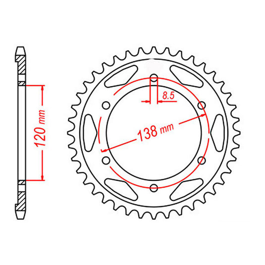 Sprocket Kit Honda VFR400 (NC30) - 525XRE 15/40