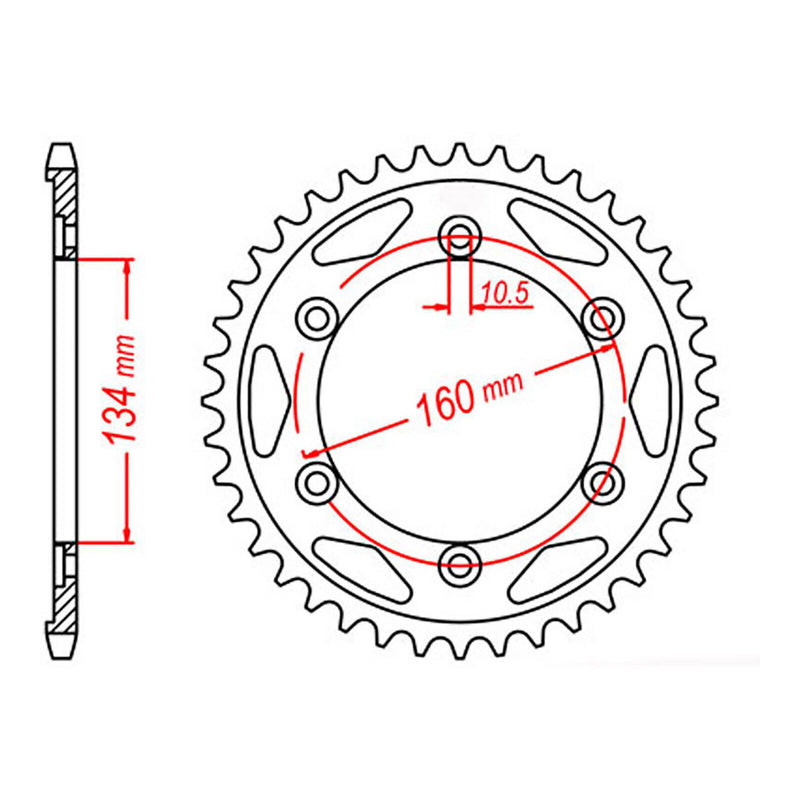 Load image into Gallery viewer, Sprocket Kit Honda CBR1000RR '06-'11 (recommended) - 530ZXW 16/42
