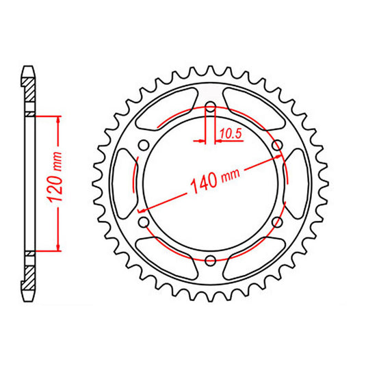 Sprocket Kit Kawasaki ZZR600 '93-'07 - 530XRE 16/48