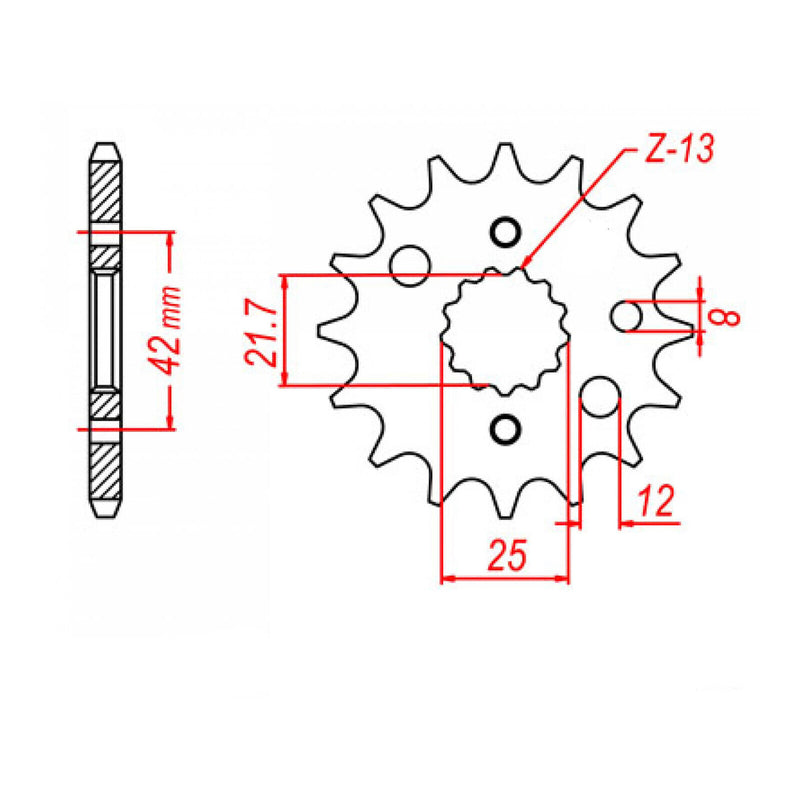 Load image into Gallery viewer, Sprocket Kit Suzuki VN800 '97-'05 - 530XRE 17/42
