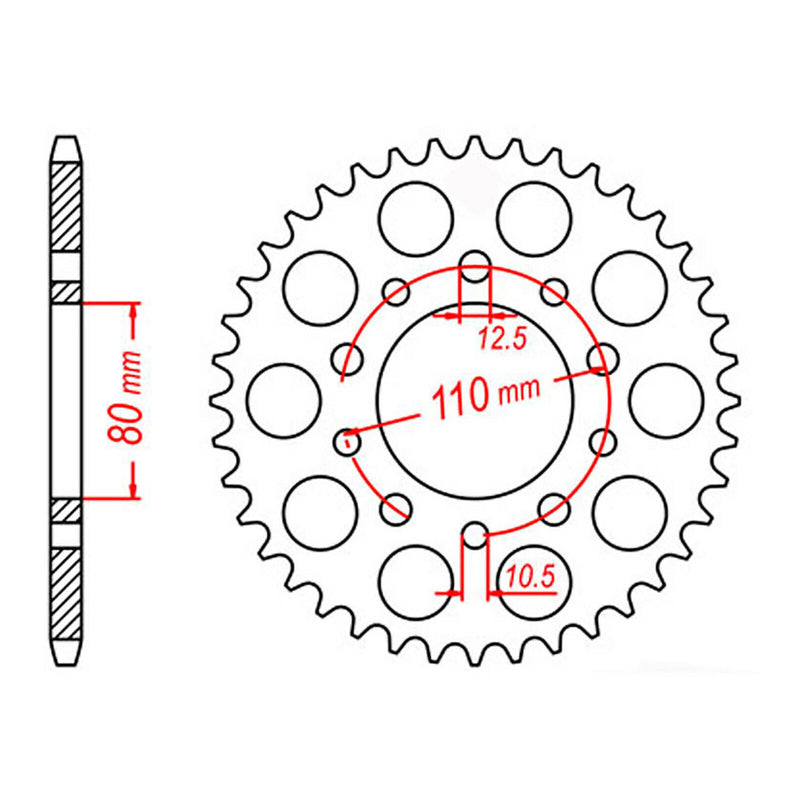 Load image into Gallery viewer, Sprocket Kit Triumph Trophy 1200 - 530ZXW 18/45
