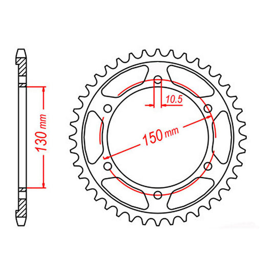 Sprocket Kit Yamaha FJ1200/XJR1300 - 530ZXW 17/39