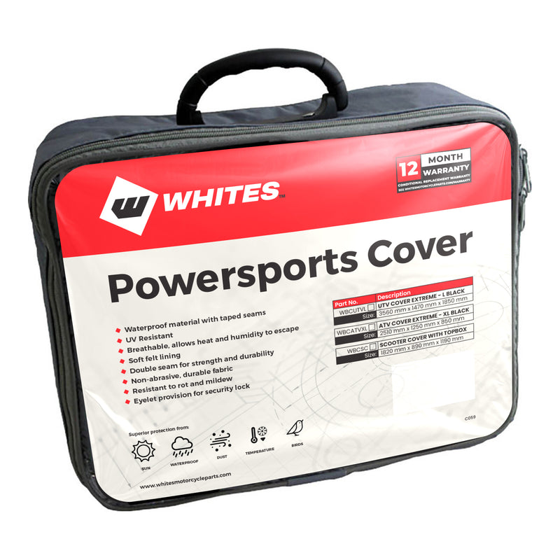Load image into Gallery viewer, Whites Premium Bike Cover - XL ATV - Black
