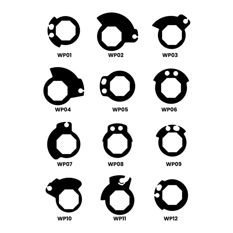 Load image into Gallery viewer, Whites Lock On Grips - Half Waffle - Red (with 6 Cams)
