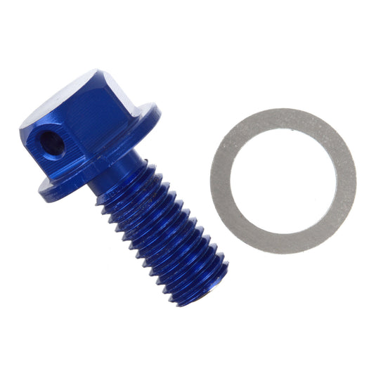 Whites Magnetic Sump Plug M10 x 22 x 1.5 - Blue