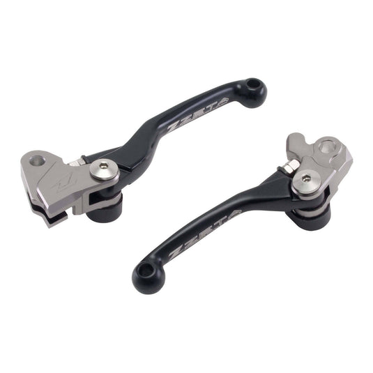 Zeta Pivot Lever Set FP - Kawasaki KX250F/ 450F '05-'12 - Black