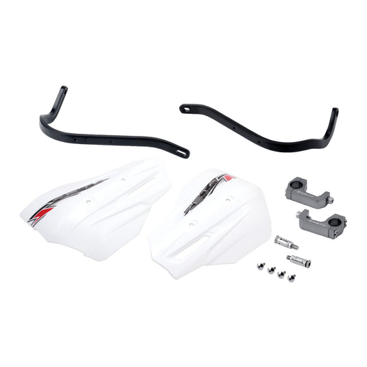 Zeta Armor Handguard XC Pro Kit for 28.6mm U-Clamp Bar - Black / White