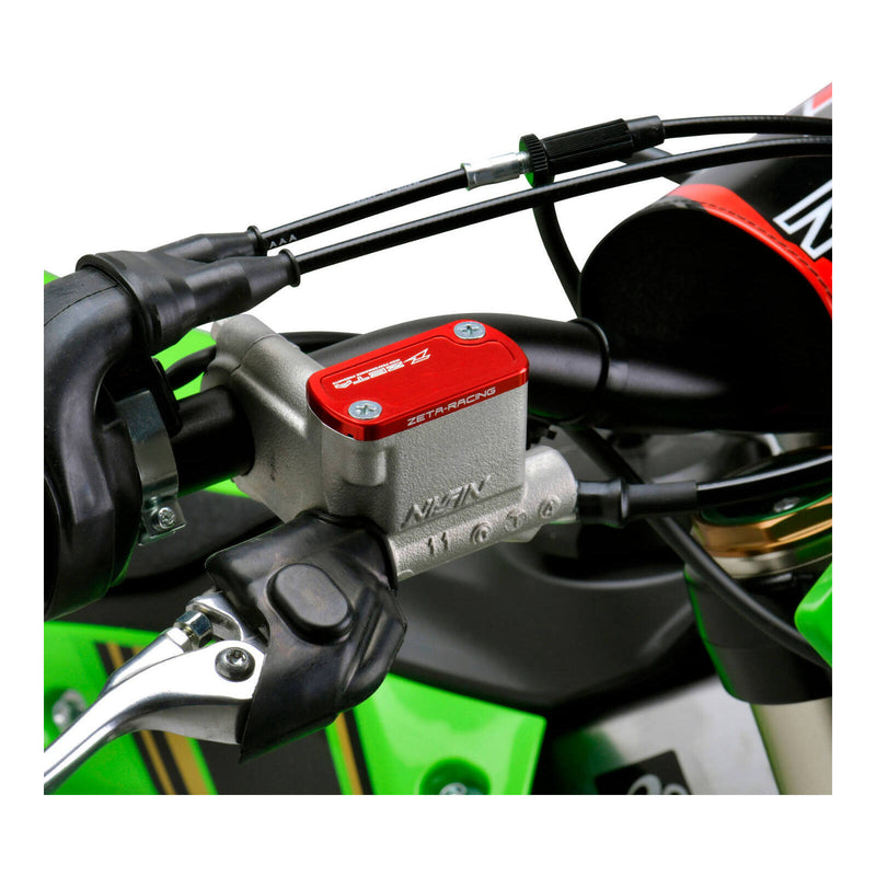 Load image into Gallery viewer, Zeta Front Brake Reservoir Cover Honda CR/CRF, Kawasaki KX450
