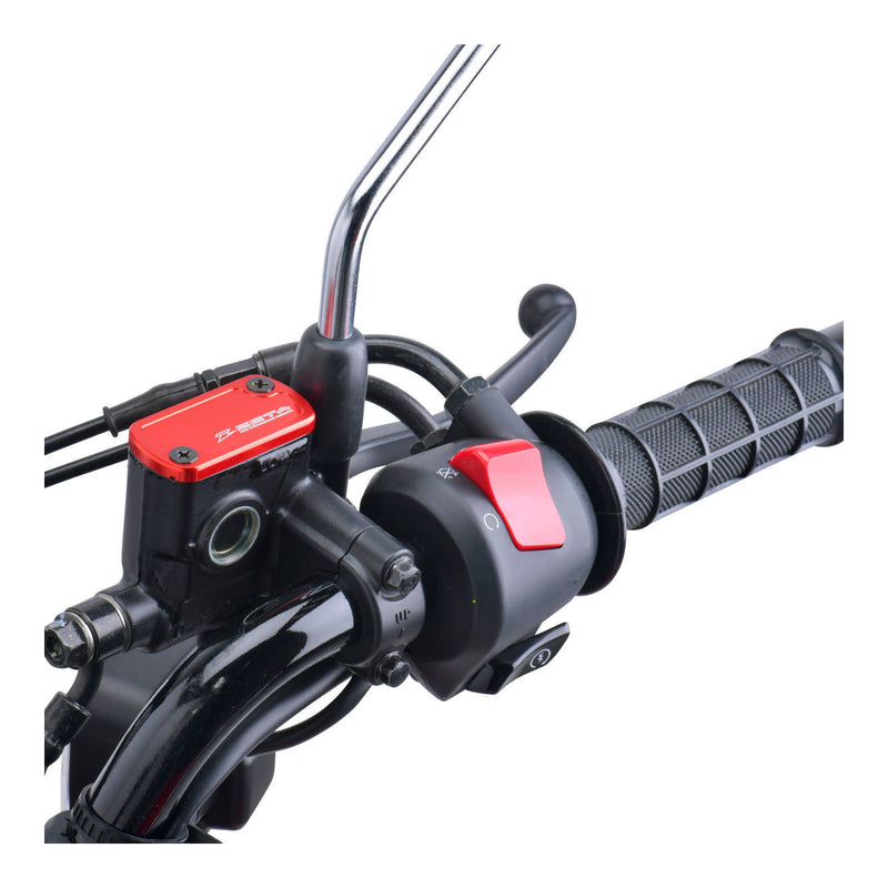 Load image into Gallery viewer, Zeta Front Brake Reservoir Cover Honda CR/CRF, Kawasaki KX450
