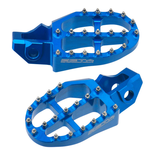 Zeta Aluminium Footpegs Husqvarna MX/ED SX '16- H-Blue