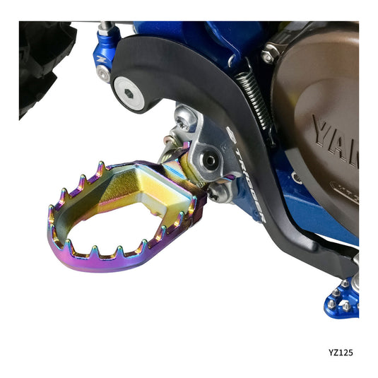 Zeta Max Foot Pegs 2-Stroke Yamaha YZ - Oil Slick