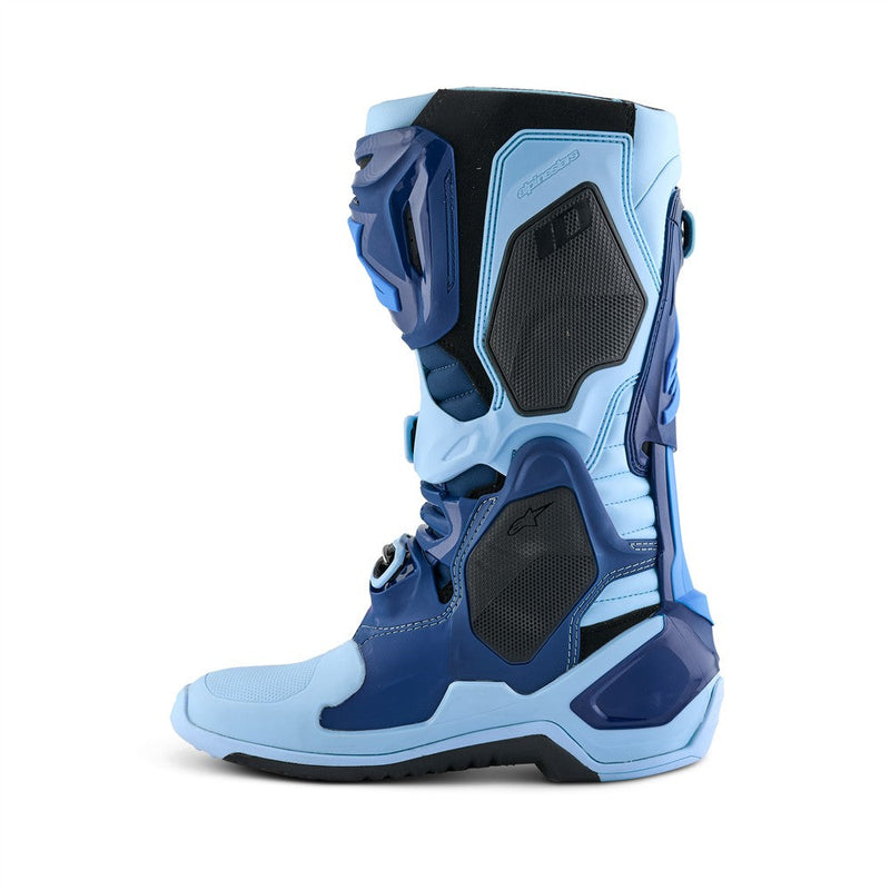 Load image into Gallery viewer, Alpinestars Tech-10 Limited Edition Steeler MX Boots Light Blue/Sapphire Blue
