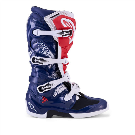 Alpinestars Tech-7 Limited Edition MX Boots Unity Red/White/Blue