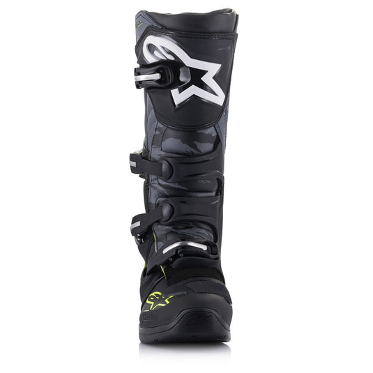Alpinestars Tech-5 MX Boots Black/Cool Gray/Yellow Fluoro