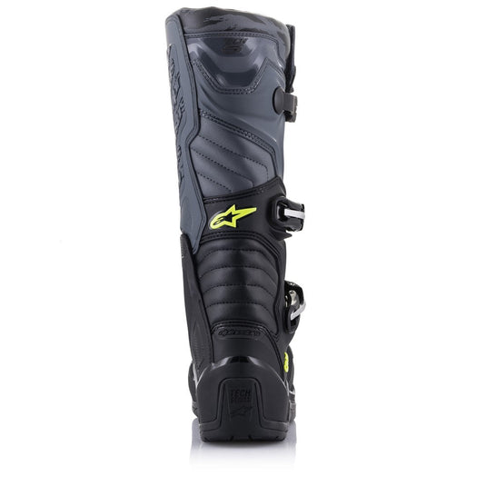 Alpinestars Tech-5 MX Boots Black/Cool Gray/Yellow Fluoro