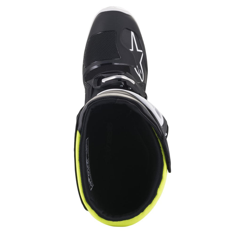 Load image into Gallery viewer, Alpinestars Tech-5 MX Boots Black/Red Fluoro/Yellow Fluoro
