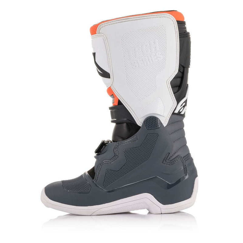 Load image into Gallery viewer, Alpinestars Tech-7S MX Boots Black/Gray/White/Orange Fluoro
