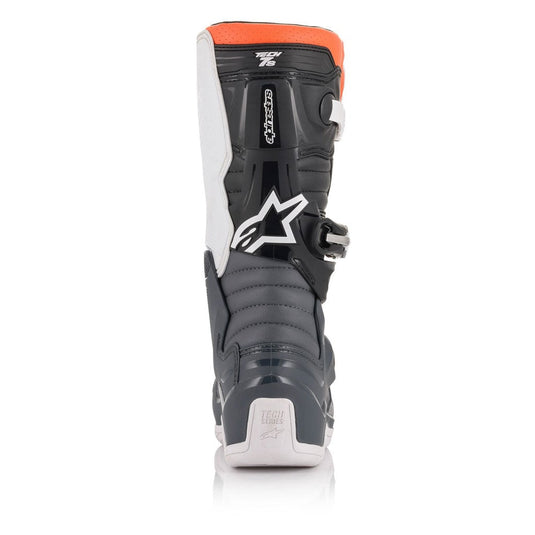 Alpinestars Tech-7S MX Boots Black/Gray/White/Orange Fluoro